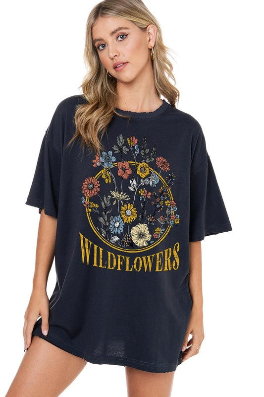 Wildflowers Vintage Graphic Tee