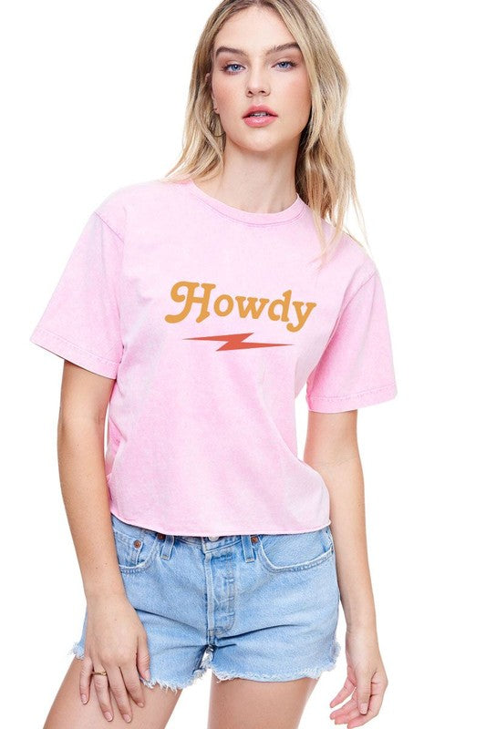 Howdy Retro Western Graphic Tee