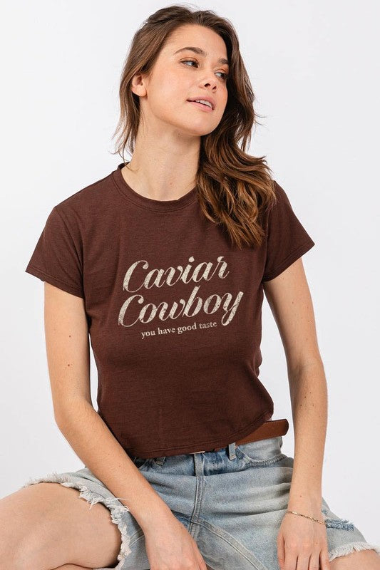 Caviar Cowboy Vintage Western Graphic Tee